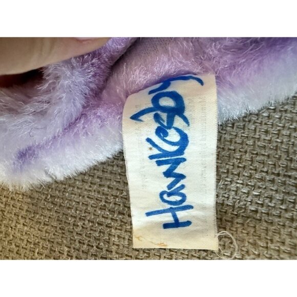 Alphapotamus Plush Hand Puppet Scott Foresman Toy Purple Hipp Hippopotamus Faded - Picture 6 of 8